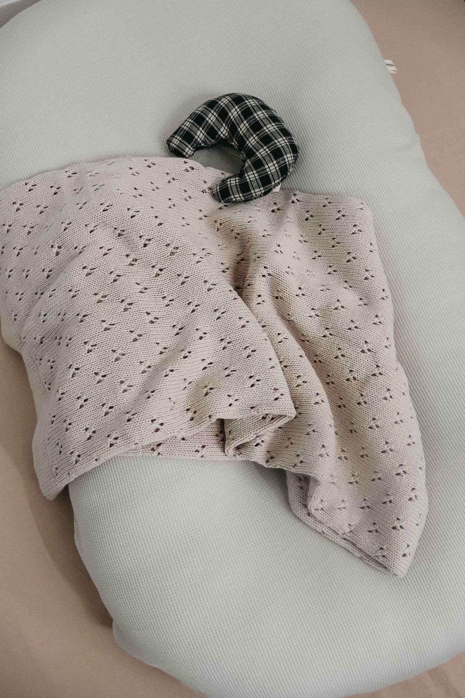 Coco Waffle Baby Lounger Cover by Little Mae & Co