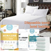 Disposable Travel Bedding Set Disposable Travel Bedding Set by Dropshee