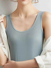 Plus Size Ribbed Scoop Neck Tank Top women Attire by Trendsi