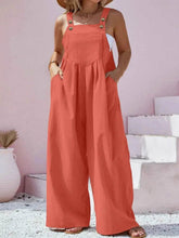 Plus Size Square Neck Wide Leg Overalls women Attire by Trendsi