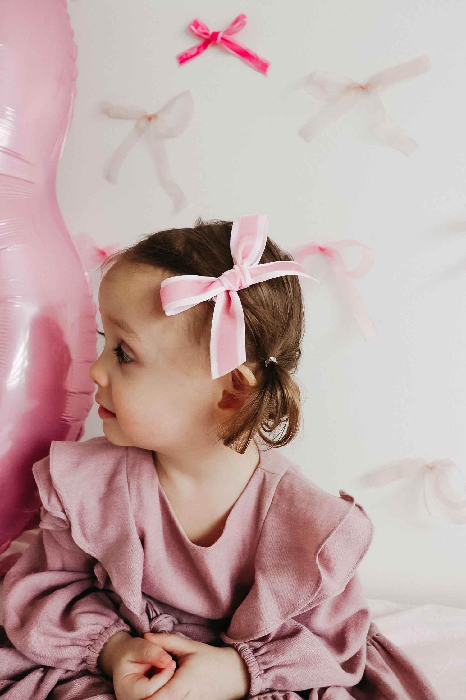 Rose Ribbon Bows by Little Mae & Co