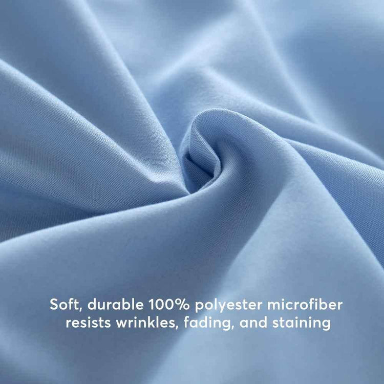 Kasentex All Season Deep Pocket Fitted Sheet Set with Pillowcases, Room Decor, Graduation Gifts Sheet Set by Kasentex