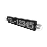 Advertising Messages Scrolling Car Sign Board USB 5V Bluetooth LED Display Screen Multi-languages Messages Scrolling Car Sign by Dropshee