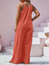 Plus Size Square Neck Wide Leg Overalls women Attire by Trendsi