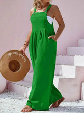 Plus Size Square Neck Wide Leg Overalls women Attire by Trendsi
