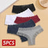 5PCS Lace Cotton Brazilian Panties Lace Cotton Brazilian Panties by Dropshee