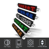 Advertising Messages Scrolling Car Sign Board USB 5V Bluetooth LED Display Screen Multi-languages Messages Scrolling Car Sign by Dropshee
