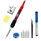 80W Soldering Iron Kit Adjustable Temperature LCD Solder Soldering Irons by Shenzhen Lefavor tool&