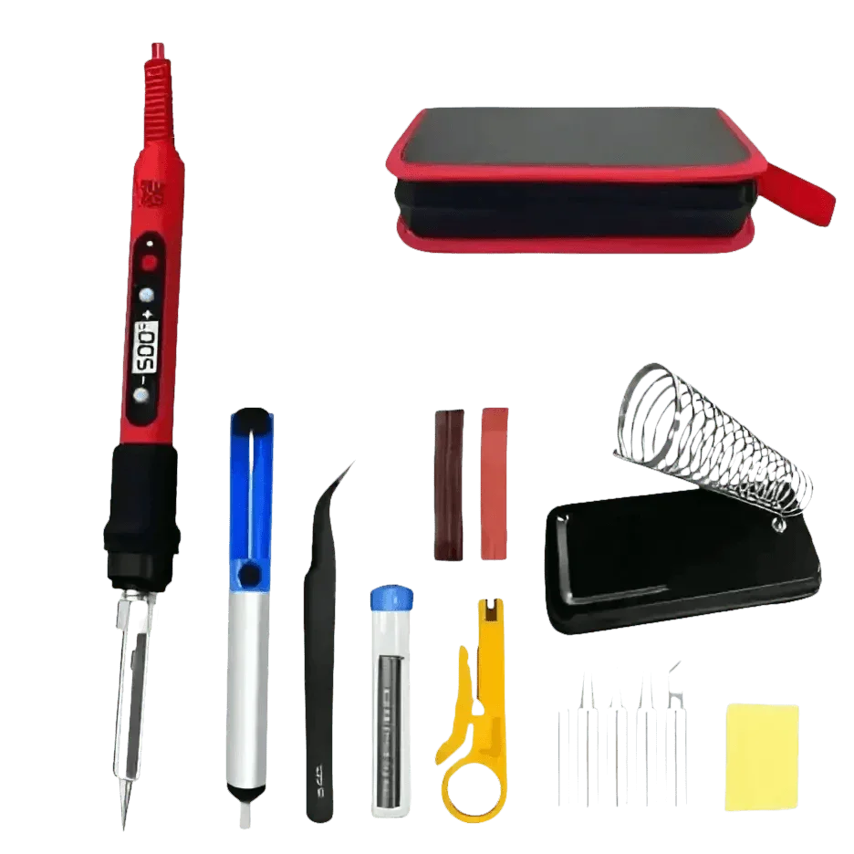 80W Soldering Iron Kit Adjustable Temperature LCD Solder Soldering Irons by Shenzhen Lefavor tool&