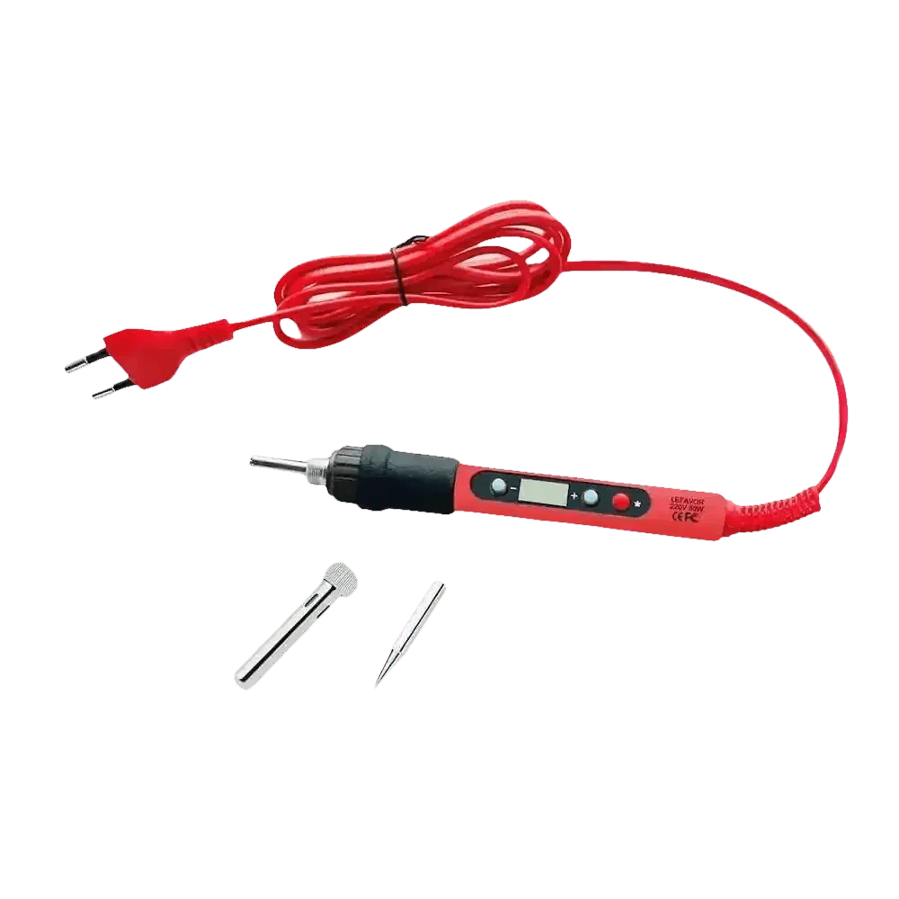 80W Soldering Iron Kit Adjustable Temperature LCD Solder Soldering Irons by Shenzhen Lefavor tool&