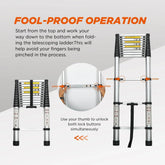 Aluminum Telescoping Ladder For Outdoor Work Telescopic Ladders by CJ