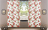 DaDa Bedding Set of 2-Pieces Romantic Roses Pink Floral Sheer Window Panel Curtains (JHW-879) Curtains by DaDalogy Bedding Collection