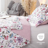 Kasentex Floral Quilt Set - Lightweight & Reversible - Cozy & Stylish Bedding - Machine Washable, Room Decor, Graduation Gifts by Kasentex