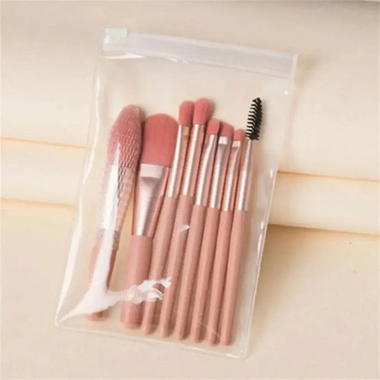 8Pcs Soft Fluffy Makeup Brushes Set for cosmetics Foundation Blush Powder Eyeshadow Kabuki Blending Makeup brush beauty tool Makeup by Dropshee