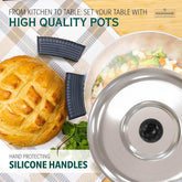 3 Quarts Round Dutch Oven with Lid Home & Garden by MAGNAWARE