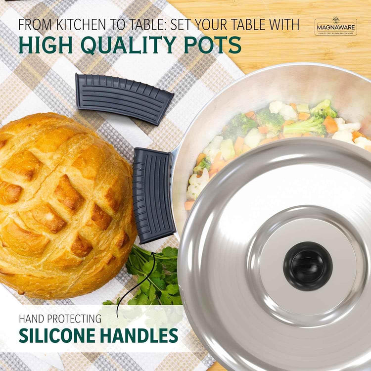 5 Quarts Round Dutch Oven with Lid Home & Garden by MAGNAWARE