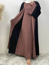Luxury Two-Piece Abaya Dress Two-Piece Abaya Dress by Dropshee