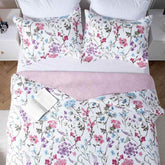 Kasentex Floral Quilt Set - Lightweight & Reversible - Cozy & Stylish Bedding - Machine Washable, Room Decor, Graduation Gifts by Kasentex
