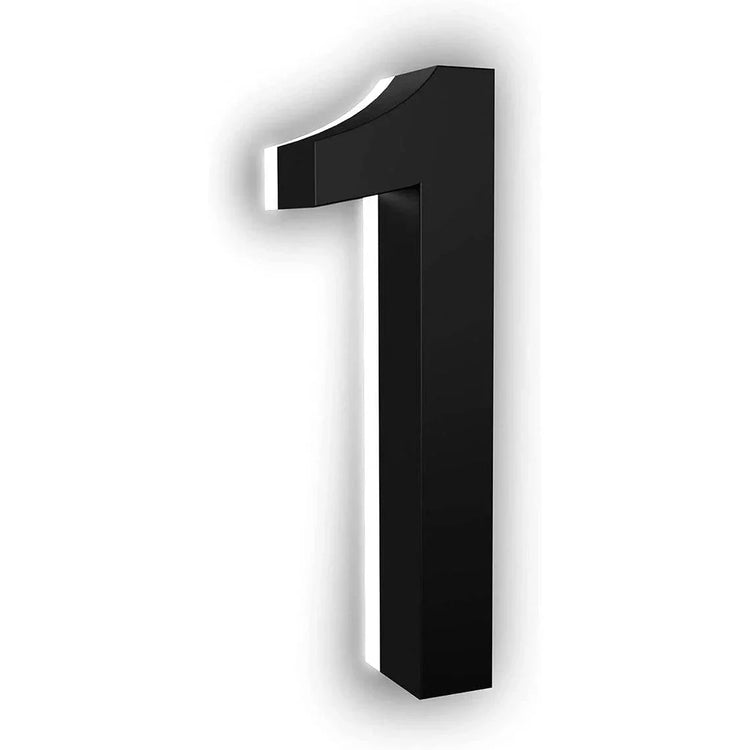 Custom House Numbers,LED Backlit Number Sign,Address Sign,Metal House Number Sign,Home Decor,Door Sign,Hotel Room Number Sign by DSERS
