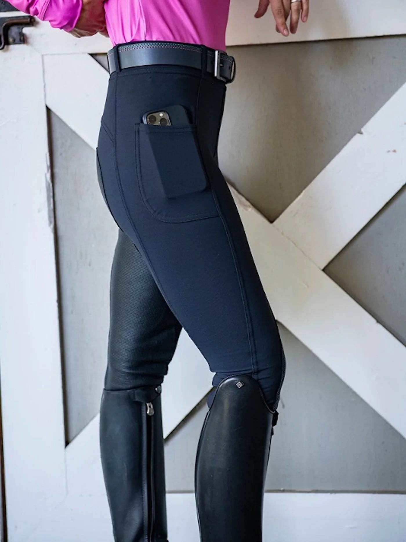 PerforMAX All Season Full Seat Pull On Breech w/2 Cargo Pockets Breeches by FITS Riding