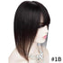 Doreen 13*13cm 8" 12" 16" Topper Human Hair Bangs Real Remy Human Hair Toppers for Women With Thin Hair Silk Base with Hair Weft Hair Accessories by Zopi / AliExpress