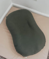 Moss Ribbed Baby Lounger Cover by Little Mae & Co