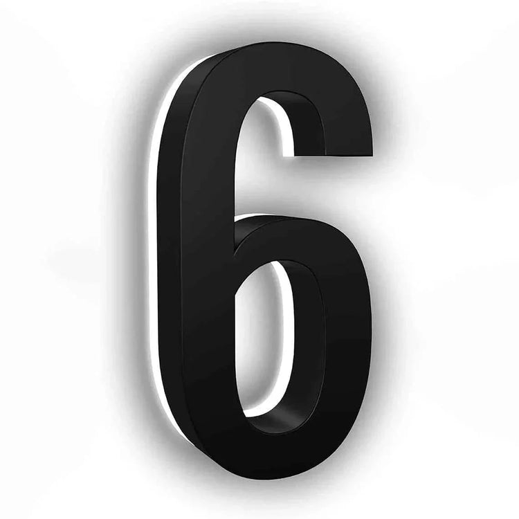 Custom House Numbers,LED Backlit Number Sign,Address Sign,Metal House Number Sign,Home Decor,Door Sign,Hotel Room Number Sign by DSERS