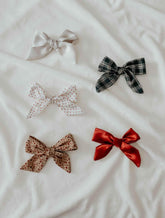 Pine Bow Clips by Little Mae & Co
