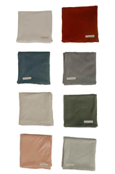Peony Ribbed Stretch Swaddle by Little Mae & Co
