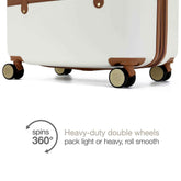 Grace 3 Piece Expandable Retro Luggage Set Luggage Sets by Travellty
