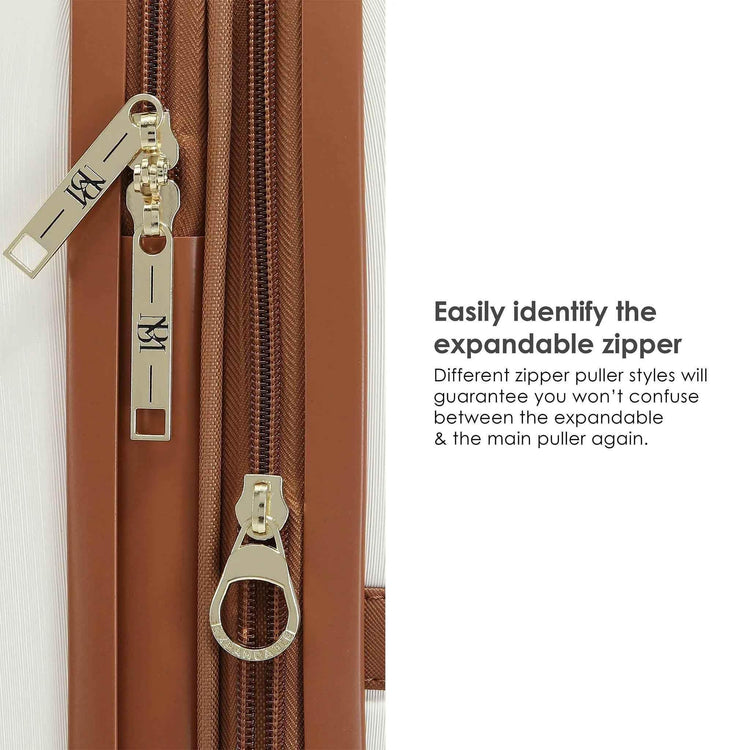 Grace 3 Piece Expandable Retro Luggage Set Luggage Sets by Travellty