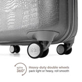 Snakeskin 3 Piece Expandable Classy Luggage Set Luggage Sets by Travellty