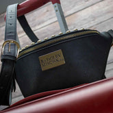 Bridgette Vegan Leather Belt Bag | Crossbody Sling Belt Bags by Travellty
