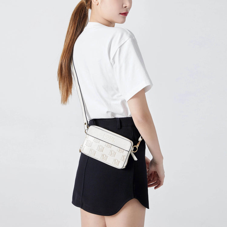 Madalyn Monogram Belt Bag | Crossbody Sling Belt Bags by Travellty