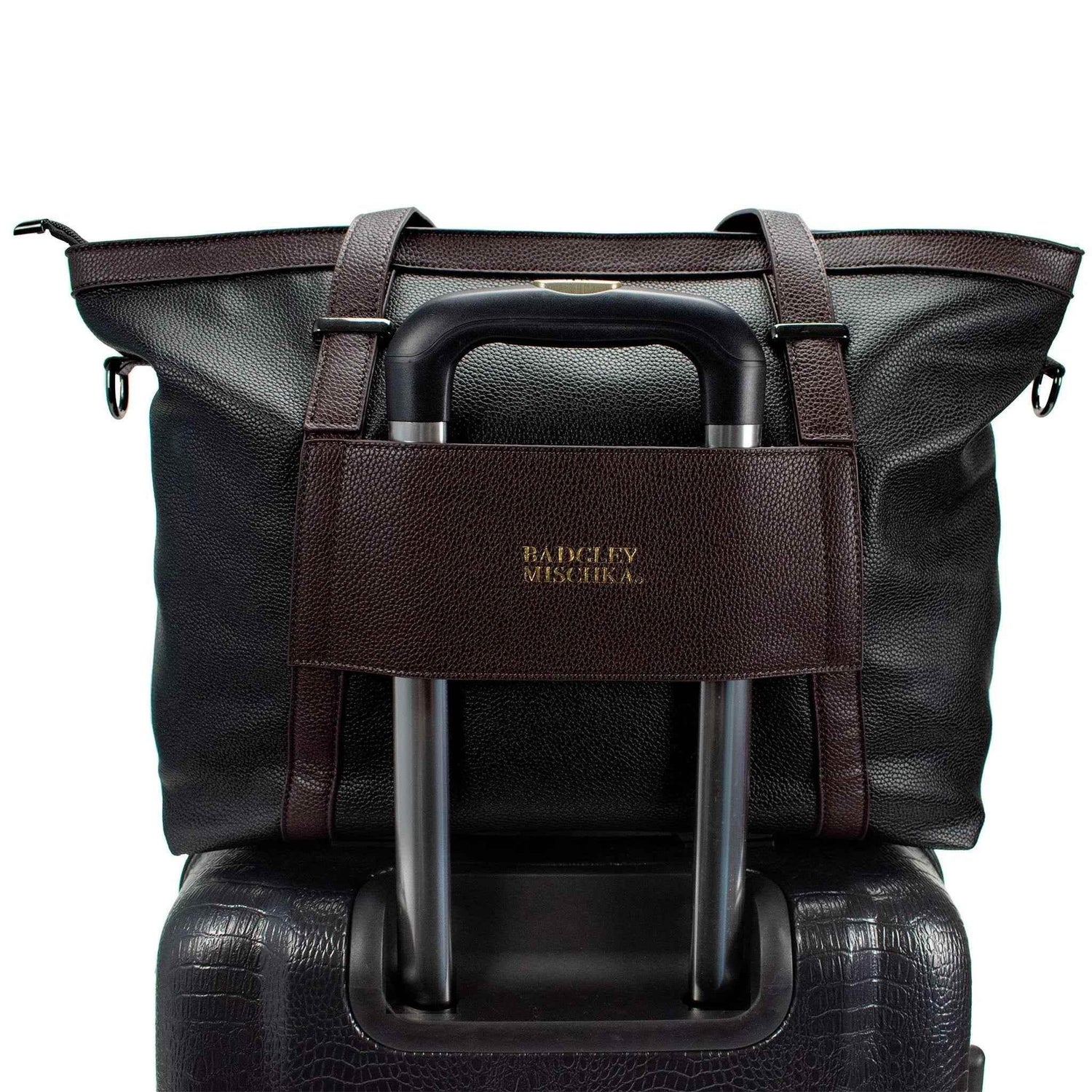 Anna XL Vegan Leather Weekender Duffel Bag Duffel Bags by Travellty