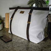 Anna XL Vegan Leather Weekender Duffel Bag Duffel Bags by Travellty