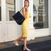 Diana Quilted Vegan Leather Weekender Tote Bag Weekender Bags by Travellty