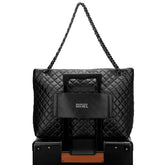 Diana Quilted Vegan Leather Weekender Tote Bag Weekender Bags by Travellty
