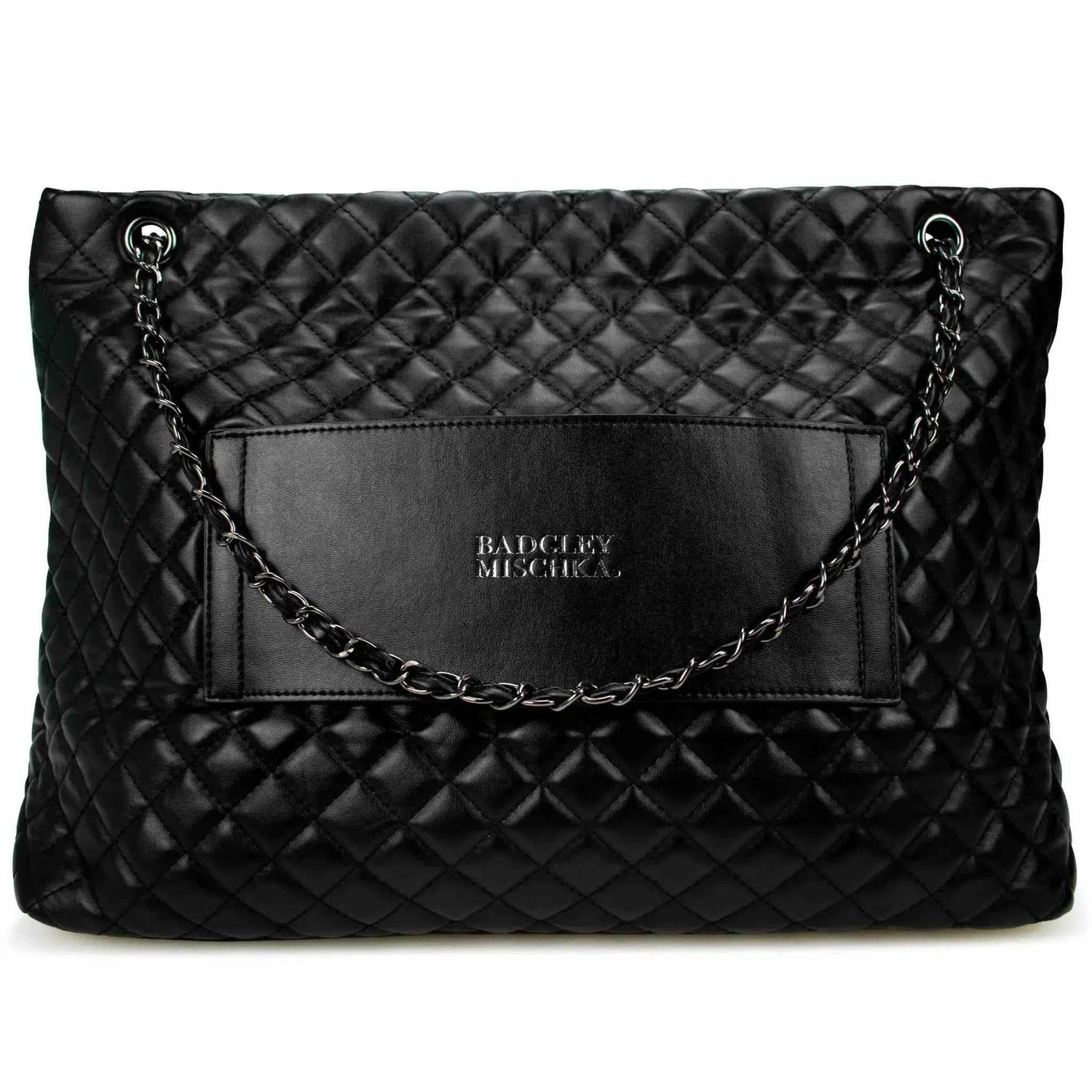 Diana Quilted Vegan Leather Weekender Tote Bag Weekender Bags by Travellty