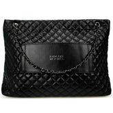 Diana Quilted Vegan Leather Weekender Tote Bag Weekender Bags by Travellty