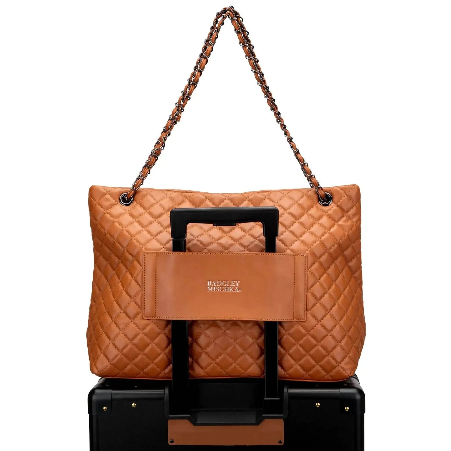 Diana Quilted Vegan Leather Weekender Tote Bag Weekender Bags by Travellty