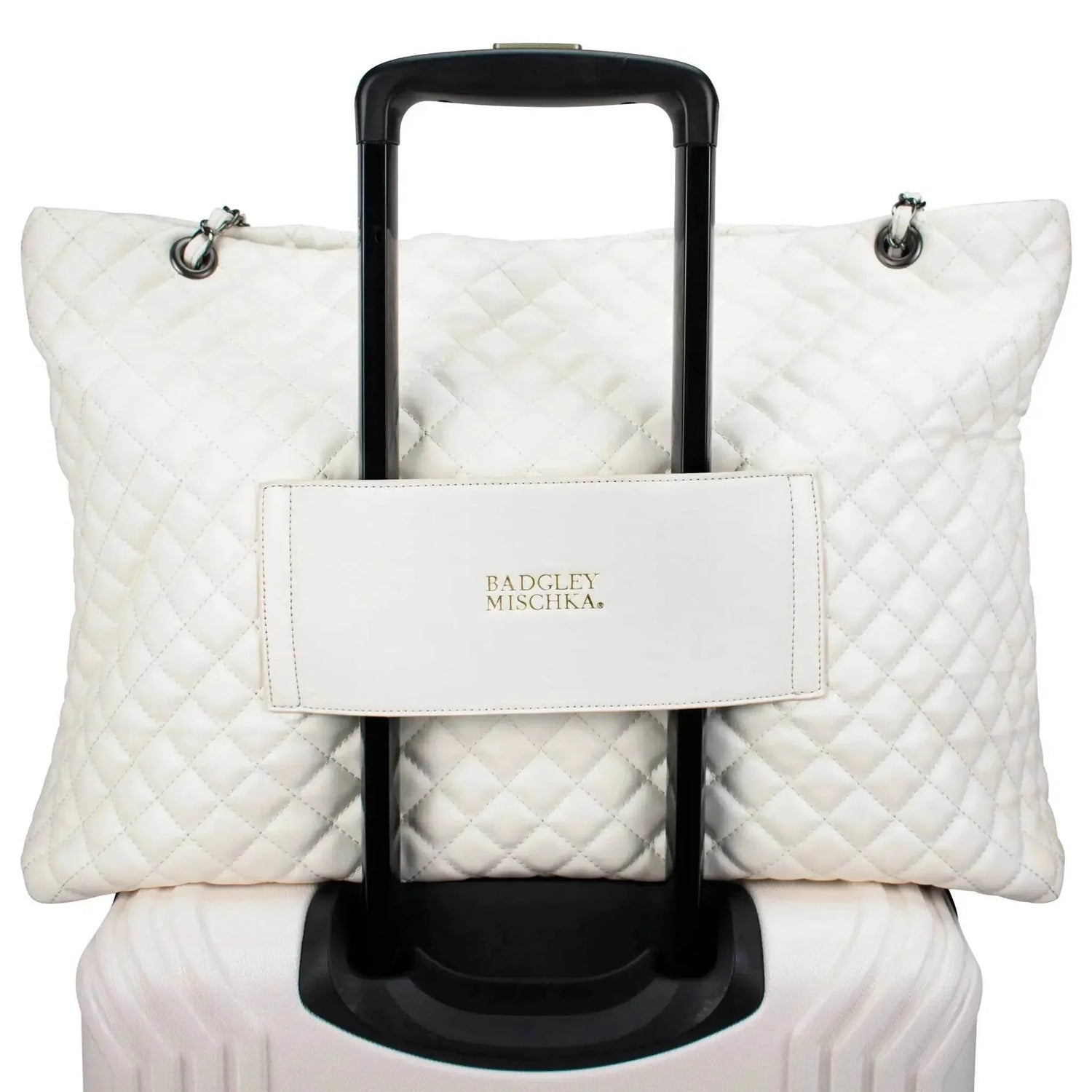 Diana Quilted Vegan Leather Weekender Tote Bag Weekender Bags by Travellty