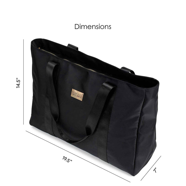 Uncomplicated Nylon Weekender Tote Bag Weekender Bags by Travellty