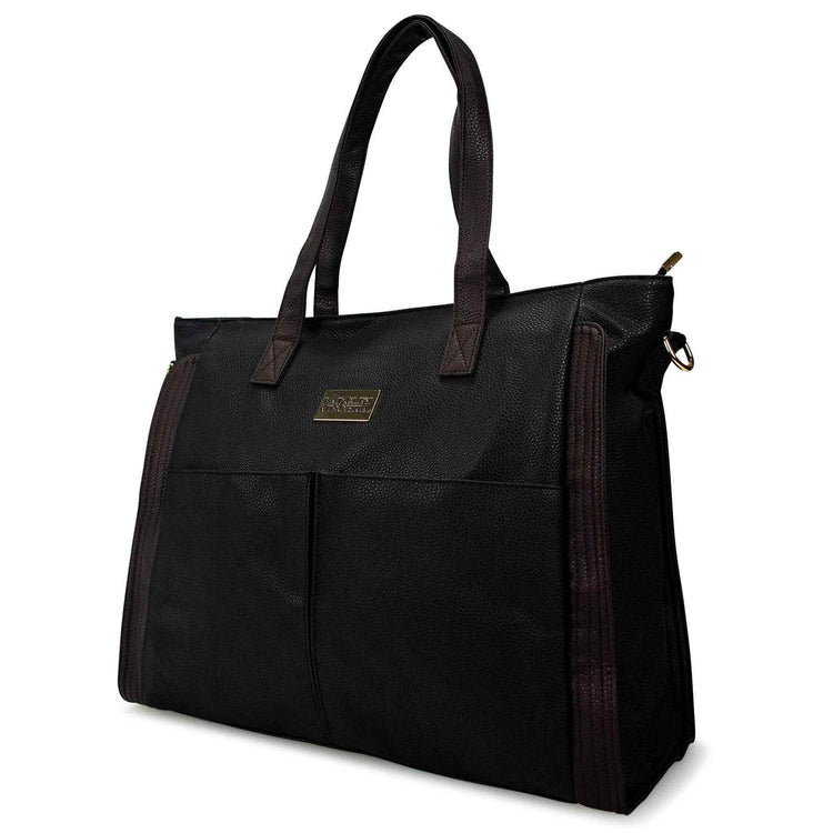 Rose Vegan Leather Weekender Tote Bag Weekender Bags by Travellty