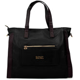 Rose Vegan Leather Weekender Tote Bag Weekender Bags by Travellty