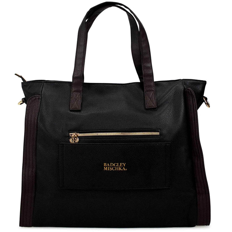 Rose Vegan Leather Weekender Tote Bag Weekender Bags by Travellty