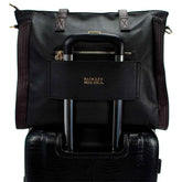 Rose Vegan Leather Weekender Tote Bag Weekender Bags by Travellty