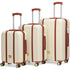 Mia 3 Piece Expandable Retro Luggage Set Luggage Sets by Travellty