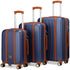 Mia 3 Piece Expandable Retro Luggage Set Luggage Sets by Travellty