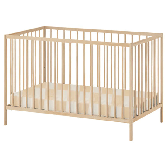 Butter Creme & White Checkered Crib Sheet by Little Mae & Co